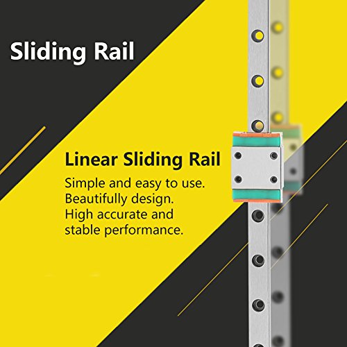 1pc LML7B Steel High Precision Miniature Linear Sliding Rail Guide Block 200mm 300mm 500mm(200mm)