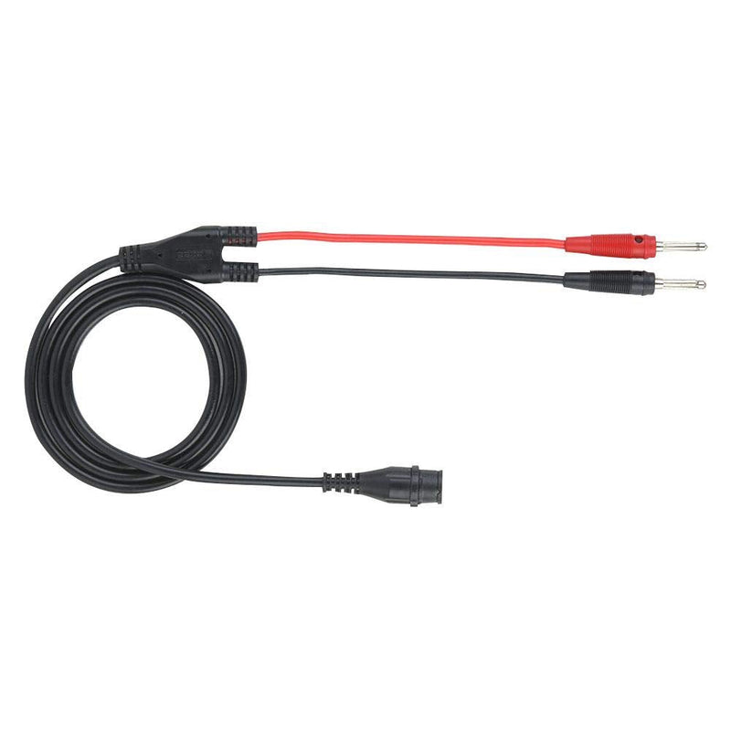 BNC Male to Banana Plug P1203 Coaxial Cable Oscilloscope Test Lead 120 cm + 8 Pieces Silicone Protective Circles