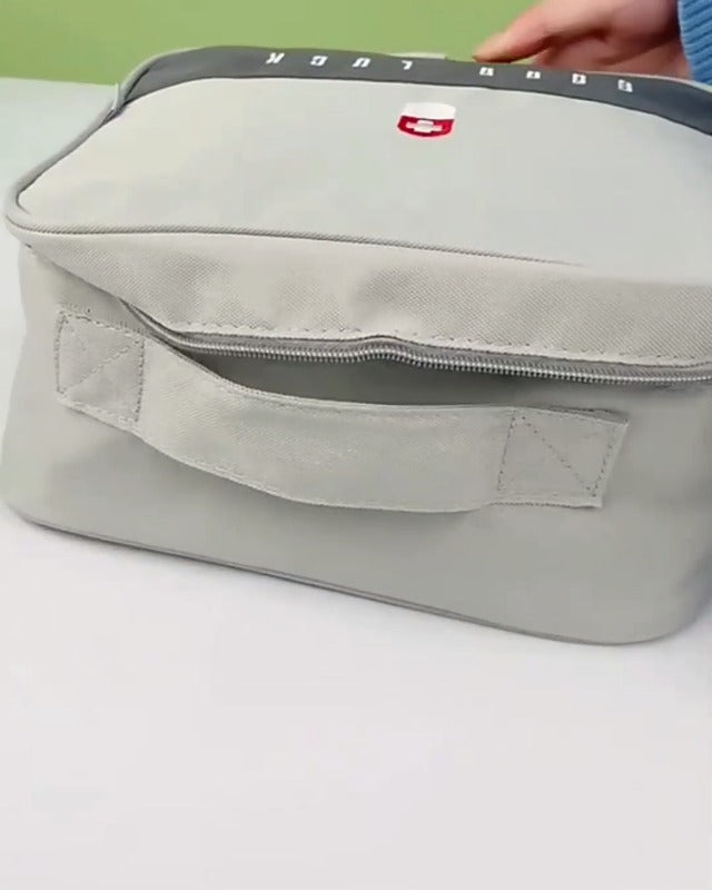 Medicine Bag, Medical Emergency Bag, Large Capacity Medicine Bag for Waterproof Medicine Storage Bag, Portable for Home Office Red