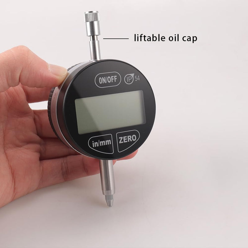 [Australia - AusPower] - Digital Dial Indicator Digimatic Indicator 0.001mm/0.00005inch 0-12.7mm Test Range, IP54 Waterproof and Dust Proof 