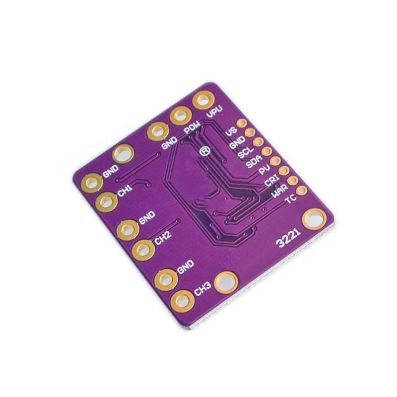 [Australia - AusPower] - 10PCS INA3221 Triple-Channel Shunt Current Voltage Sensor Power Control Module I2C Output 