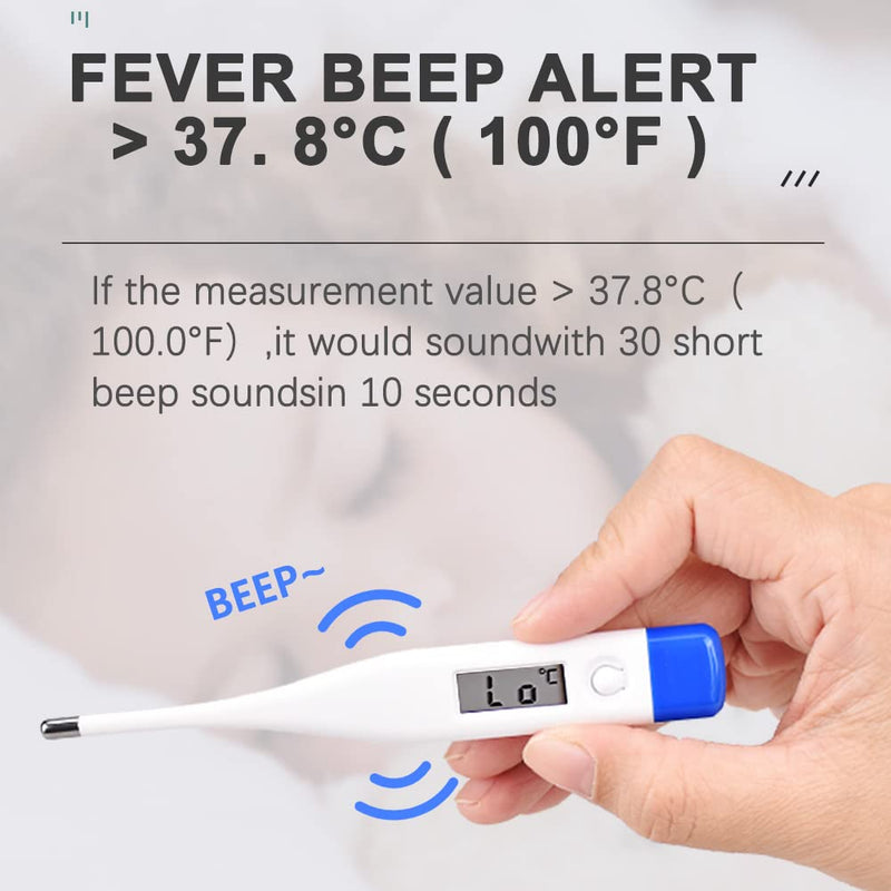 [Australia - AusPower] - [Value Bundle] Berrcom Digital Thermometer DT007 & Berrcom Oral and Underarm Thermometer for Adults and Kids DT101 