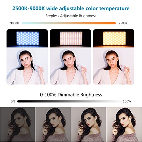 ST120 Pocket LED Video Light Rechargeable Fill Light 2500K-9000K