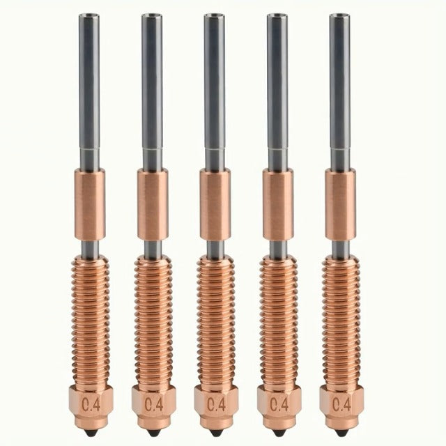 3 Pcs 0.4mm Quick-Swap K1C Nozzle Kit for Creality K1, 3D Printer Nozzle with Copper Alloy and Hardened Steel, 30 Pieces Cleaning Needles Wrench for Creality K1C/K1/K1 Max/Ender 3V3 3D Printer