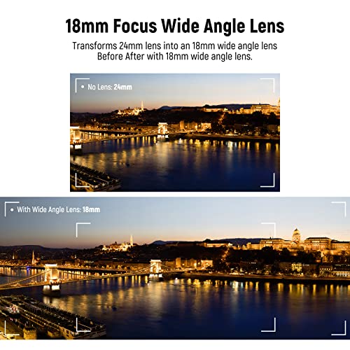NEEWER Wide Angle Lens Compatible with Canon G7X Mark III Camera, 2 in 1 for G7X MARK III (Black)