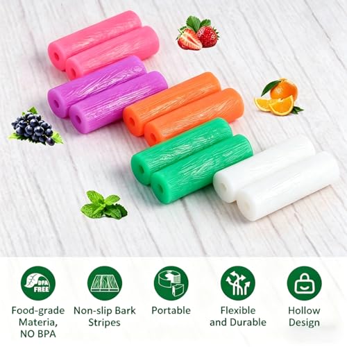 Aligner Seater, Pack of 10 Aligner Trays, Aligner Chewies, Reusable Aligner Chompers, Washable with Handle for Braces, Invisible Braces Bites (5 Colours)