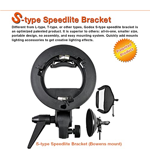 Godox S Type Bracket Bowens Mount Holder S1