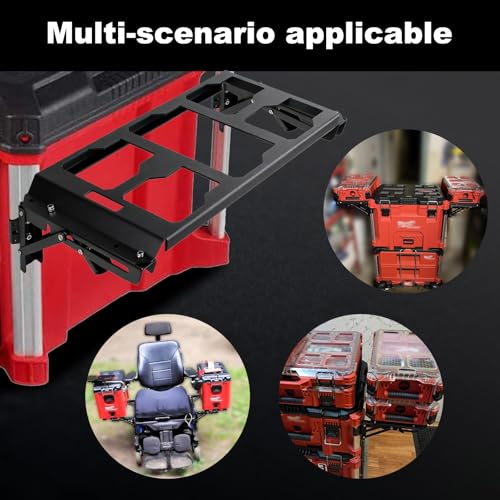 Affiction foldable Packout toolbox mount compatible with Milwaukee Packout toolbox