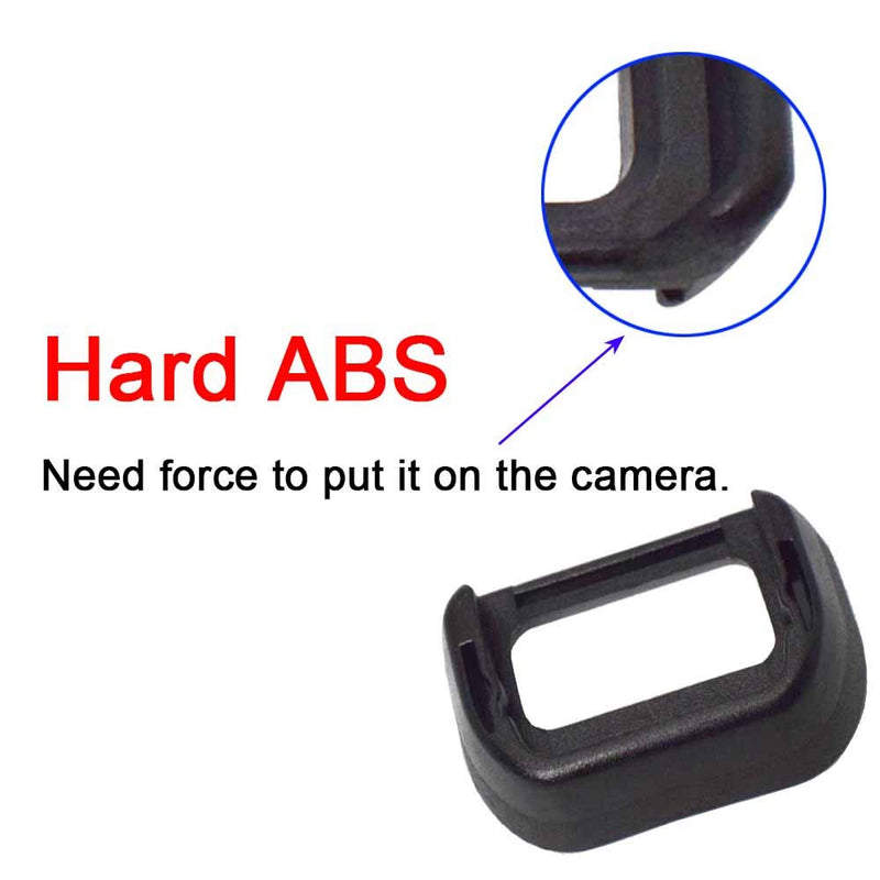 [Australia - AusPower] - Eyepiece Eyecup Viewfinder Eye Cup for Sony Alpha A6500 A6400 A6600 Camera for viewfinder (2-Pack),ULBTER FDA-EP17 Eyepiece Eye Cup with Hot Shoe Cover (FAD-EP17) 
