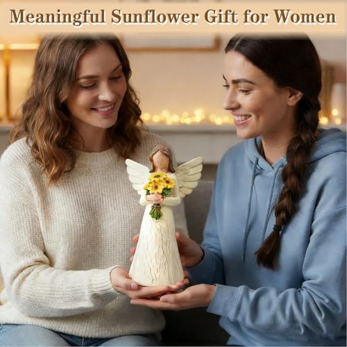 Sunflower Angels Gifts for Women, Get Well Gifts for Women Sunflower Angels