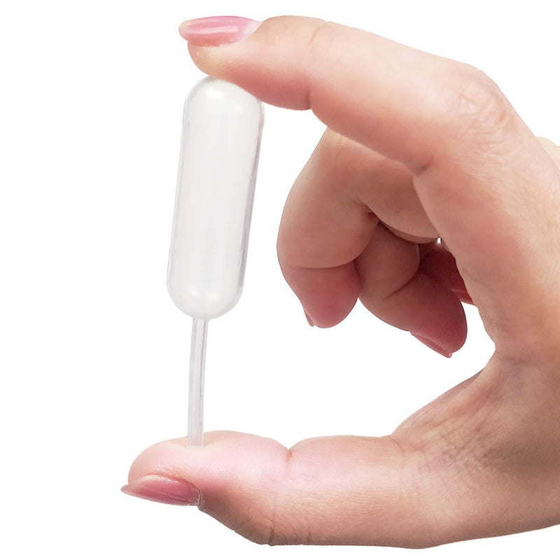 [Australia - AusPower] - Cupcakes Pipettes, 50PCS 4ml Clear Plastic Transfer Liquid Dropper Pipettes, Suitable for Chocolate or Strawberries Cupcakes, Ice Cream, Mini Cakes, Waffles, Children's Painting, Kitchen Supplies 