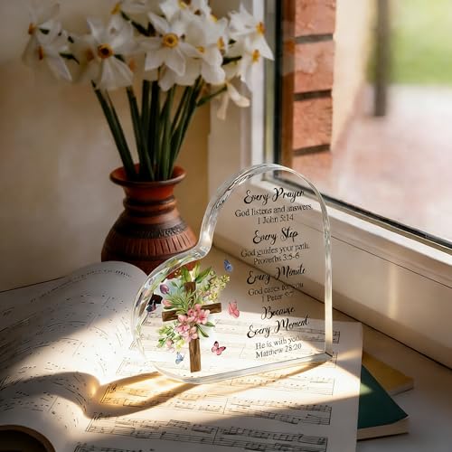 Christian Gifts for Women, Inspirational Religious Gifts for Women Men Every Prayer 4 inch