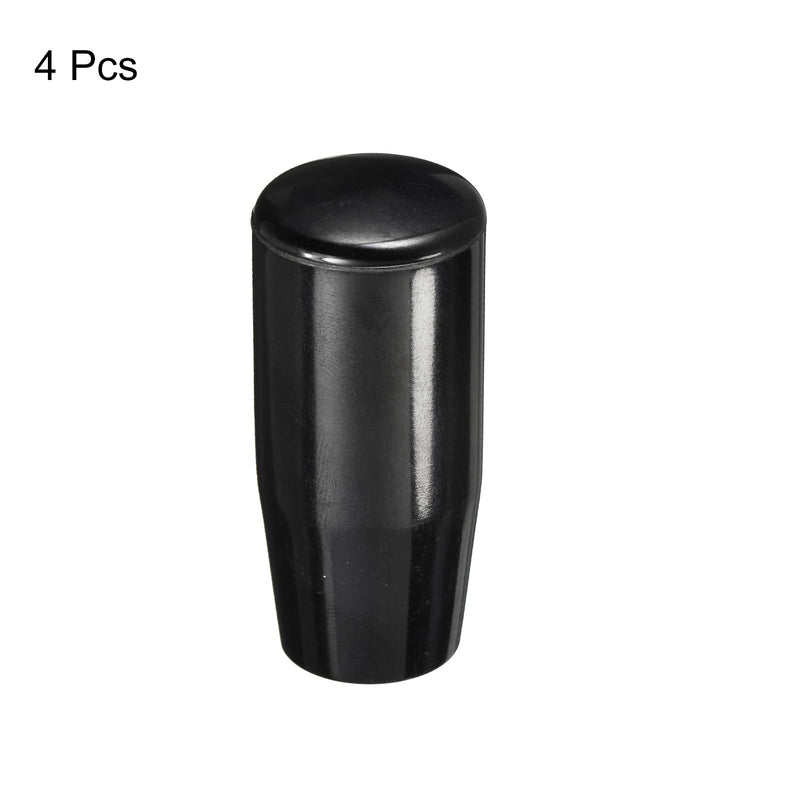 [Australia - AusPower] - Revolving Handle Grip, 4Pcs M10x50mm Female Thread Phenolic Handle Tapered Handle with Brass Insert Machine Handle for Industry Lathe Milling Replacement Parts 4 