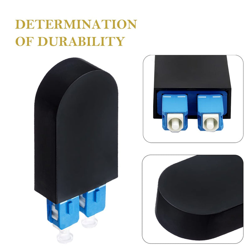 [Australia - AusPower] - 2pcs Loopback Adapter, Single Mode Fiber Optic Loopback Adapter, Interface Circuitors Signal Loopback Connector (SC/UPC, Single Mode) SC/UPC 