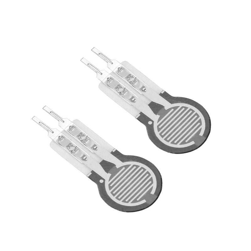 [Australia - AusPower] - Ejoyous Thin Film Pressure Sensor, 2 Pieces, 2-20 kg Resistance, High Precision Resistance Sensor, Intelligent Pressure Sensitive Force Sensor, for Intelligent Switch, Robot, Office Chair 