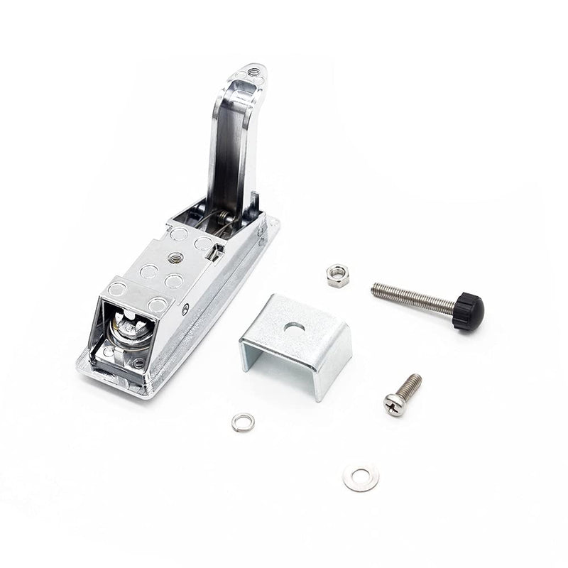 [Australia - AusPower] - 2PCS Compression Latch Lock Trigger Latch Lock, Zinc Alloy Adjustable Lever Hand Operated Compression Latch with Raised Trigger, Flush Lever Latch Key 2 