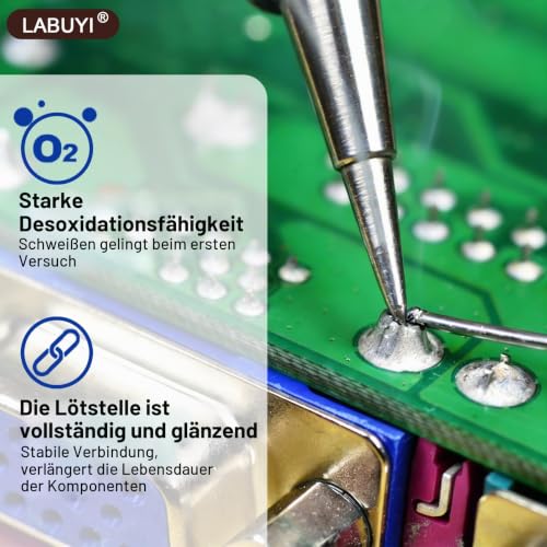 Solder paste, solder grease, flux soldering, solder paste, net weight 50 g | Soldering Flux, Soldering Flux, Solder Grease Flux, for Gold, Copper, Iron, Tin, Instruments, Mechanics