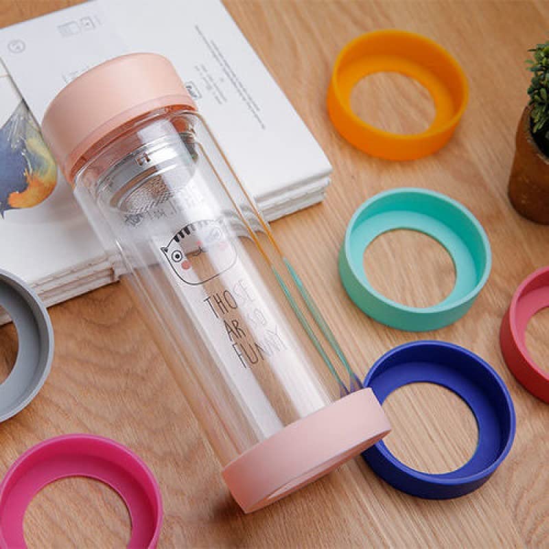 20PCS 65mm Protective Cup Mat Silicone Sleeve Heat-Resistant Water Bottle Holder Insulation Mat Non-Slip Cup Mug Coaster (Pack of 3) 6.5cm (Pack of 3)