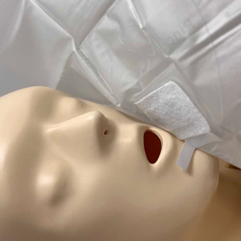 [Australia - AusPower] - WNL Products WL3150P-2PACK CPR Practi-Shield PLUS Deluxe Manikin Training Protectors with Adhesive Strip - 50 Shields 