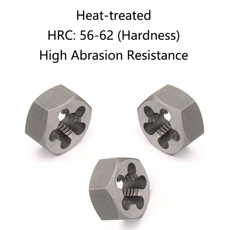[Australia - AusPower] - 3/4" 18NPT Round Die Machine Thread Right Hand Tap Die Carbon Steel Manual Pipe Thread Kit Screw Thread Die Hex Pipe Template 3/4-14npt 1PCS 