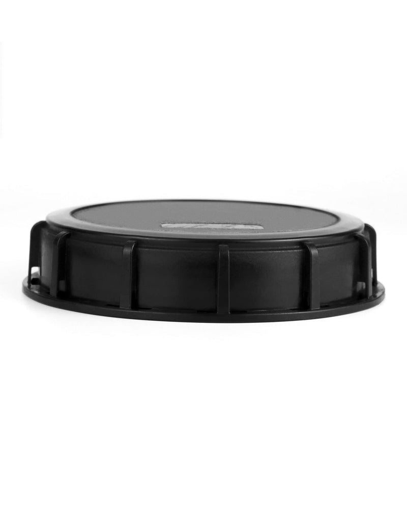 [Australia - AusPower] - QWORK Black 6" Solid Cap for Mauser IBC Tote - High Density Polyethylene (HDPE) - Industrial-Grade Secure Seal - Resistant to Impact and Harsh Chemicals 1 pack 