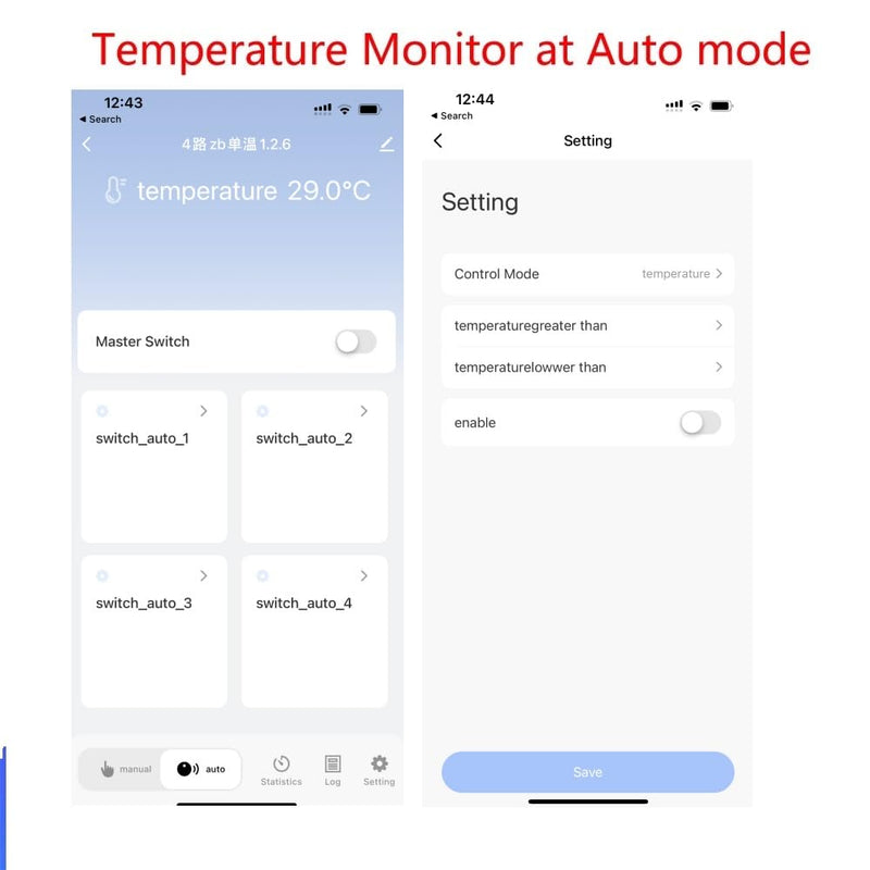 [Australia - AusPower] - Zigbee Temperature Controller with Waterproof Temperature Sensor Probe ,Tuya app Remote 4 Channel 10A Clean Contact Relay Switch(tuya zigbee hub Needed) 