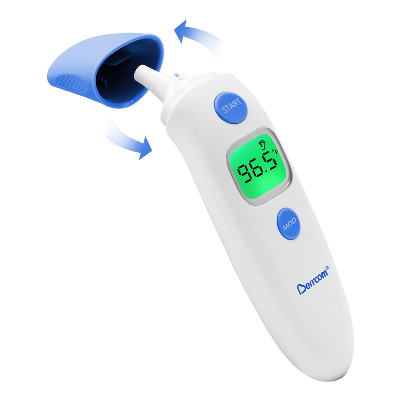 [Australia - AusPower] - [Value Bundle] Berrcom Digital Thermometer DT101 & Berrcom Forehead and Ear Thermometer for Adults and Kids ET003 