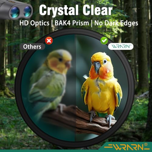 20X30 Compact Binoculars for Adults Bird Watching Travel, Grey 20x30