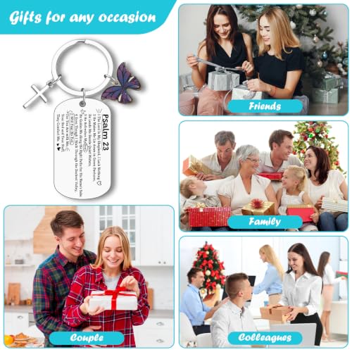 Inspirational Christian Gifts Keyring Spiritual Gift Religious Bible Verse