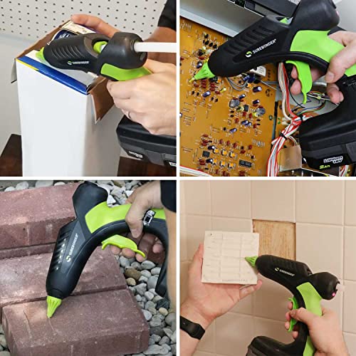 Surebonder 18V Ryobi Battery Powered Fully Cordless Hot Glue Gun, Professional, Full Size for DIY, Crafting, Repairs, 60 Watt, Battery and Charger NOT Included - Tool Only