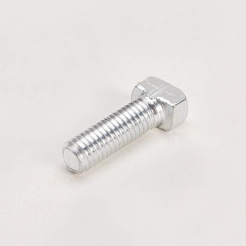 [Australia - AusPower] - MroMax M6-1x20mm T Slot Bolts Carbon Steel Drop-in Stud Sliding Screw Bolt Metric Hammer Head Bolt for 30 Series Aluminum Extrusions Silver 20Pcs 