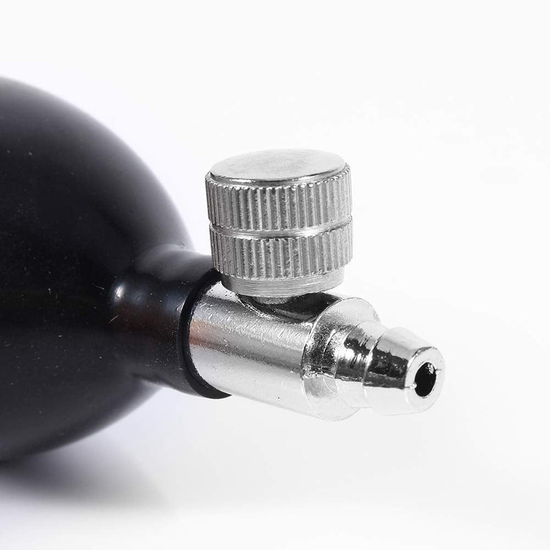 Black Blood Pressure Inflation Bulb - High Quality Latex Replacement Bulb with Vent Valve, Manual Hand Air Pump for Blood Pressure Monitor, Cervical Traction & Massage Cushion
