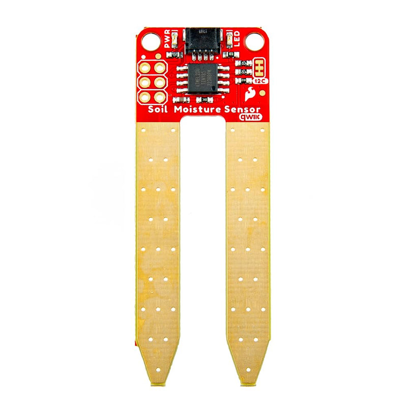 [Australia - AusPower] - SparkFun Qwiic Soil Moisture Sensor - ENIG Gold Pad - I²C Connector 