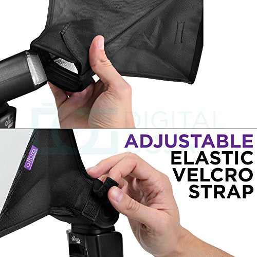 Altura Photo Flash Diffuser Softbox 9x7, Universal for Camera Speedlight 9x7"