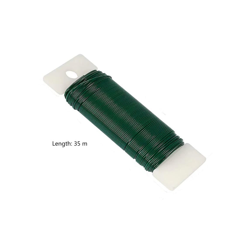 Juland 12 Rolls Floral Tape, 20 Yards Each in Kakhi/Dark Green/Light Green, with Stem Wires and Pins for DIY Silk Flower Arranging