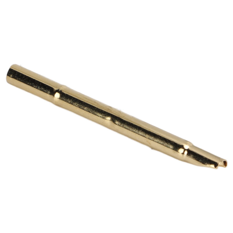 [Australia - AusPower] - FILFEEL R125-4S 100Pcs Spring Test Probe Sleeve, 2.4mm Probe Sleeve Drilling Size, Brass Testing Pin Spring Probe Set for P125 Series Pin 