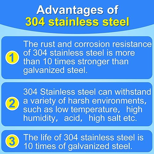 SimCos 18-gauge 304 stainless steel brad nails, assorted 2/5 to 2-inch lengths, 1200-pack