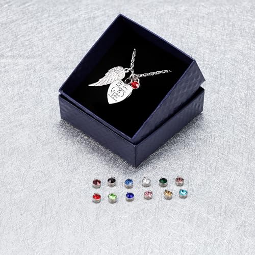 Gredstar Heart Urn Necklace for Ashes, Cremation Keepsake Pendant Brother and Sister