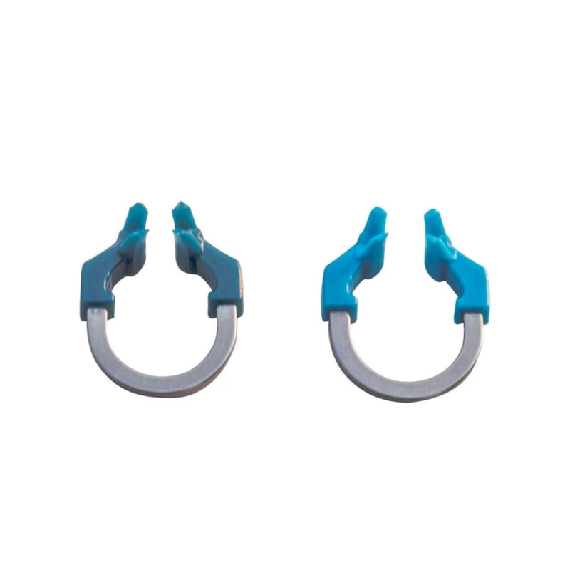 [Australia - AusPower] - Dental Sectional Matrix System, Dental Sectional Contoured Matrices Refill Matrix Bands, Sectional Contoured Metal Matrices, Nickel Titanium Clamp Ring Resin Holder Clip Ring-BLUE BLUE RING 