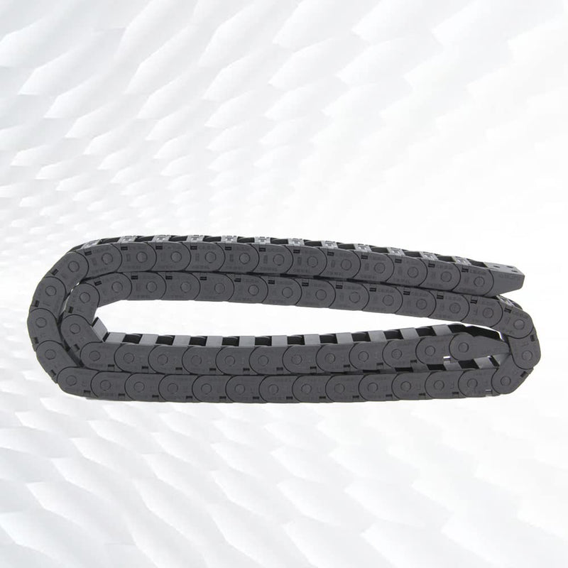 [Australia - AusPower] - 1Meter/39.4Inch Drag Chain Cable Carrier 10x15mm Open Type R18 Cable Chain Wire for 3D Printer and CNC Machines Comes with a Pair End Connectors,1pcs Screwdriver Tool 