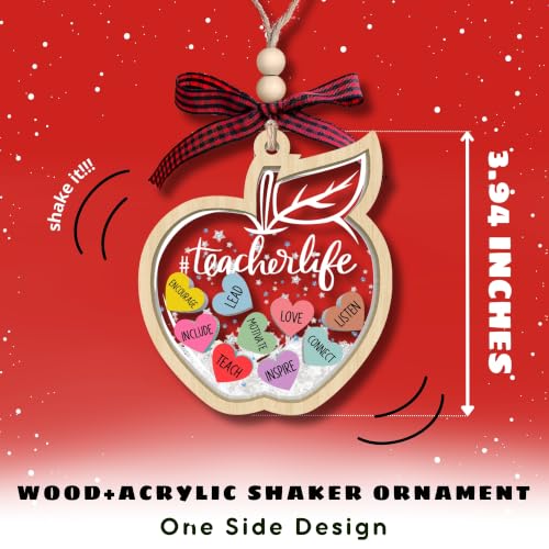 Teacher Christmas Ornament - Teacher Ornaments, Teachers Appreciation Gifts