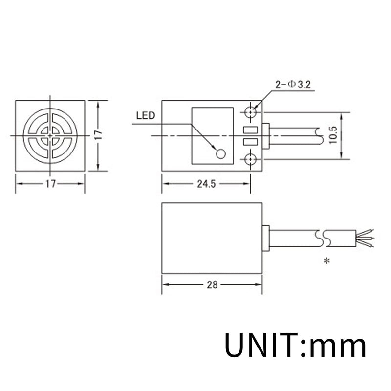 [Australia - AusPower] - TL-Q5MC1 NO NPN Inductive Proximity Sensor Switch Detector 5mm 3 Wire DC 10~30V Normal Open 5Pcs 