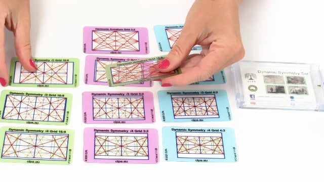 Dynamic Symmetry Directors Viewfinder Set, 4 Layouts, 12 Cards Set - Dynamic Symmetry