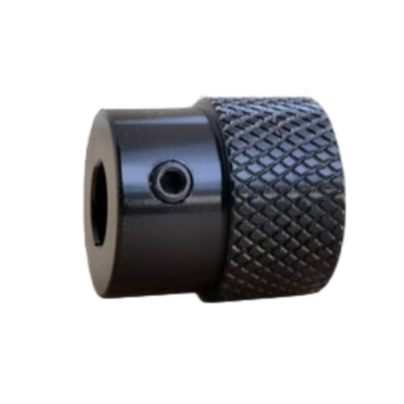 [Australia - AusPower] - CHANCS Aluminium Alloy Machine Tool Handwheels 20mm OD 5mm Bore Knurled Oxidised Black Handles Knobs for Sliding Table 20-5 