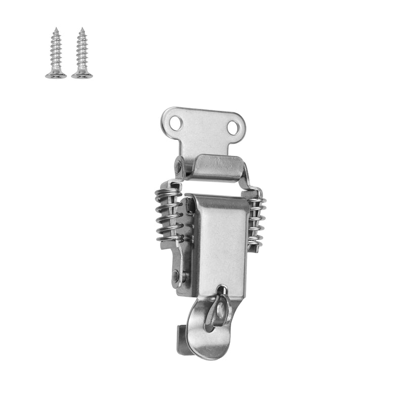 [Australia - AusPower] - LC LICTOP Stainless Steel Toggle Latch Clamp 3 Inch, 6Pcs Spring Loaded Draw Latch, 90 Degree Compression Spring Hasp for Toolbox, Door, Hood, Lock, Catch, Buckle Fastener 