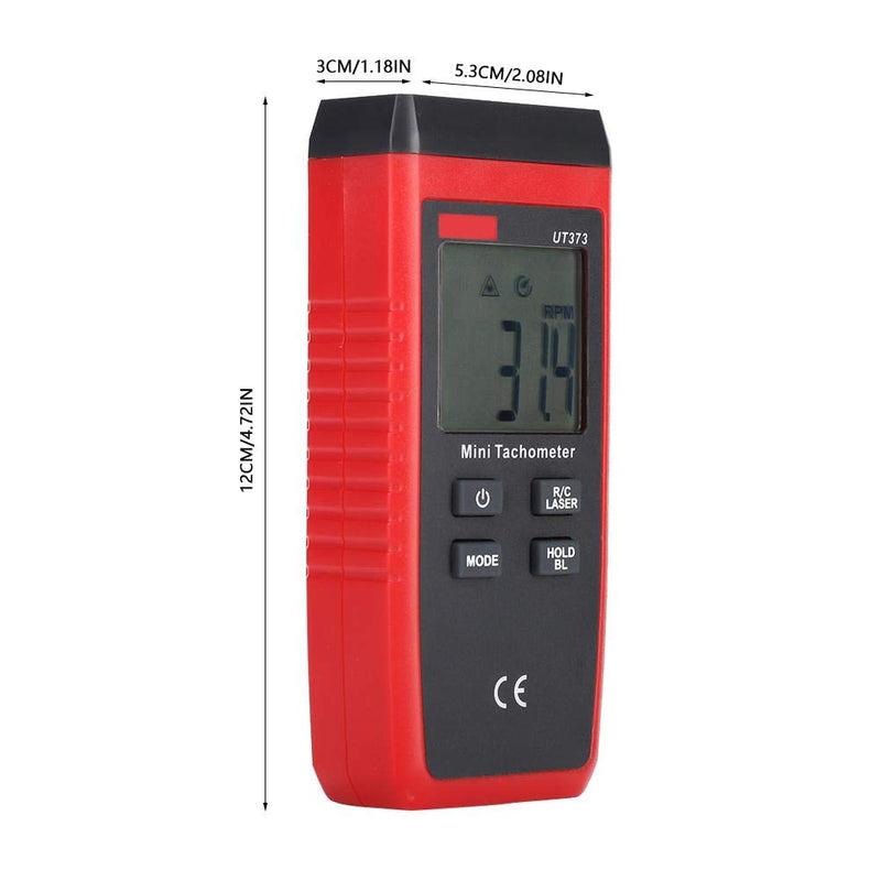 [Australia - AusPower] - UT373 Mini Non- Digital LCD Tachometer RPM Tach Speed Meter 