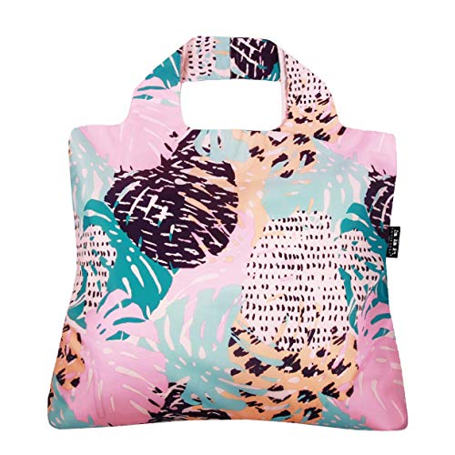 Envirosax Reusable Grocery Shopping Tote Bags, Set of 5 Palm Springs