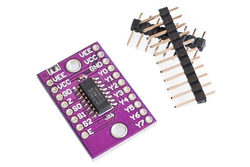 DollaTek 3pcs 74HC4051 8-Channel Multiplexer Multiplexer Selection Module