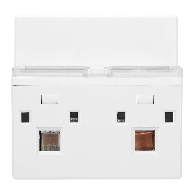 [Australia - AusPower] - Digital Electric Meter, Electricity Usage Monitor, Single Phase Din Rail kwh Meter, 4P LED Power Consumption Meter, DDM75S 10 to 40A 