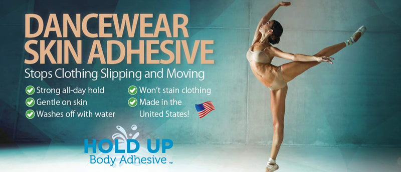 [Australia - AusPower] - Original - Body Glue for Dancers, Butt Glue for Dancers, Roll On Skin Adhesive for Compression Stockings, Sock Glue, Clothing, Costume, Fashion, Dance, 2 oz. Bottle 